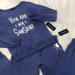 NWT Wildfox Two Piece Lounge Set- SO SOFT!!